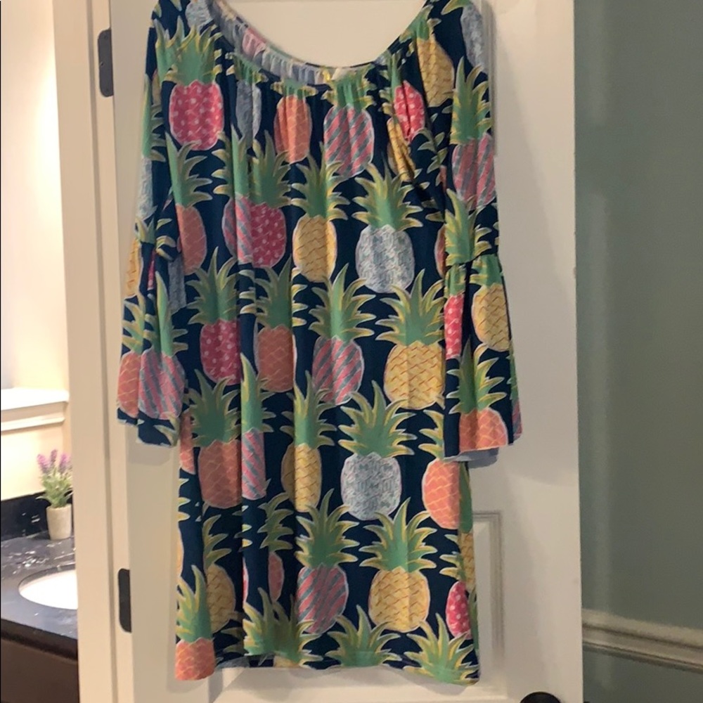 Super cute simply southern pineapple dress